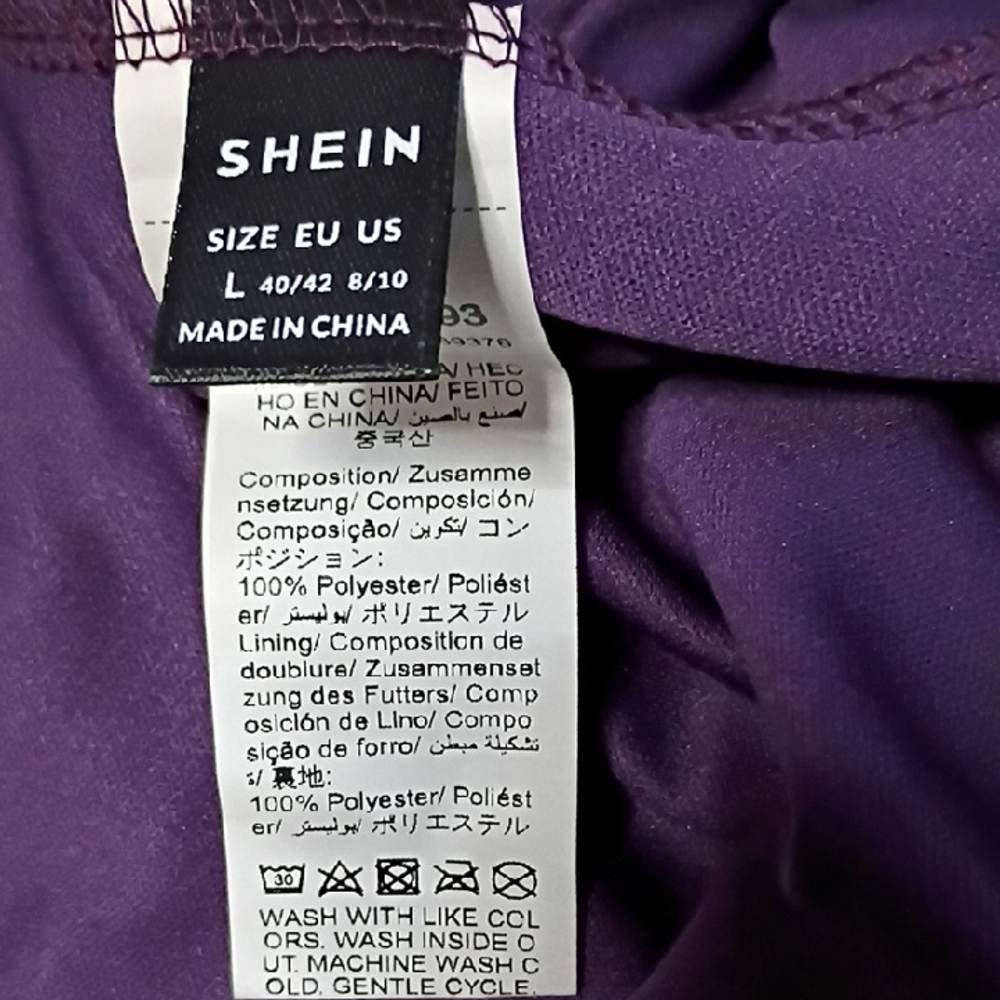 SHEIN Deep Purple Dress - Picture 5 of 5